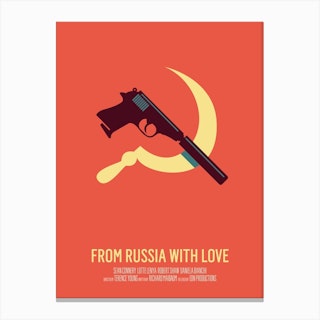 From Russia With Love Canvas Print