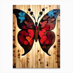Butterfly Puzzle Wall Art Canvas Print