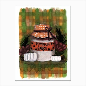 Autumn Pumpkin Season Canvas Print