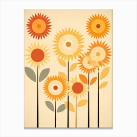 Sunflowers — Stock Vector Canvas Print