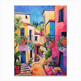 Byblos Lebanon 3 Fauvist Painting Canvas Print