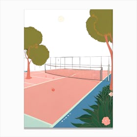 Tennis Court 1 Canvas Print