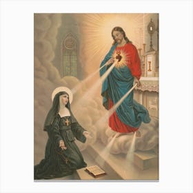 Apparition Of Jesus Canvas Print