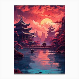 Asian Landscape Painting 9 Canvas Print