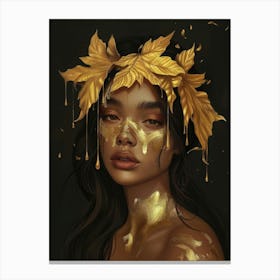 Golden Girl 4 Canvas Print