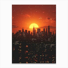 New York City Skyline 3 Canvas Print