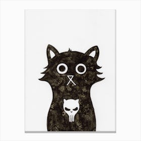 Punisher Cat Canvas Print