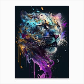 abstract jaguar art Canvas Print