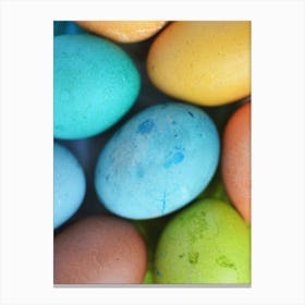 Colorful Easter Eggs Canvas Print