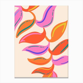 Abstract Leaves Canvas Print