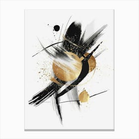 Abstract Gold Canvas Print 5 Canvas Print