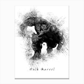 Hulk Marvel Canvas Print