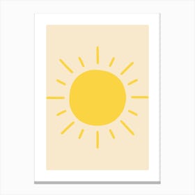 Sun.1 Canvas Print
