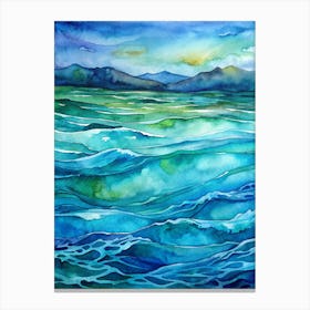 Ocean Waves Canvas Print