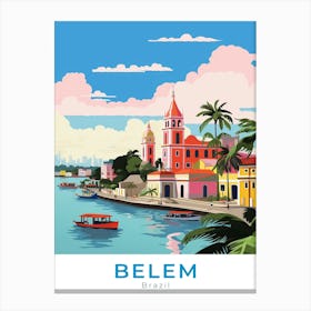Brazil Belem Travel Canvas Print