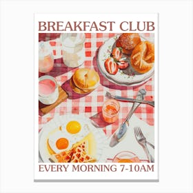 Breakfast Club English Breakfast 3 Canvas Print