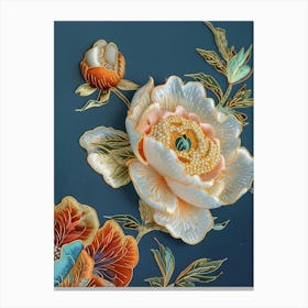 Chinese Peony 1 Canvas Print