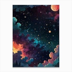 Galaxy Wallpaper Canvas Print