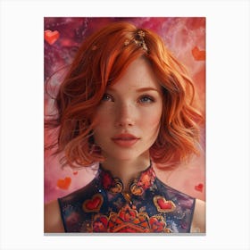 Red Haired Girl 4 Canvas Print