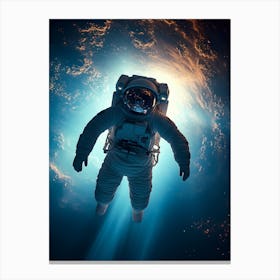 Astronaut In Space Stampe su tela