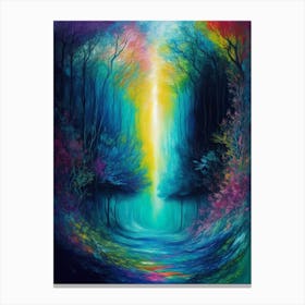 Forest Floating On The Seabed Canvas Print
