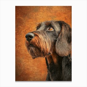 Dachshund. Generated AI. Art Print 13 Leinwandbild