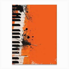Piano Keys 1 Canvas Print