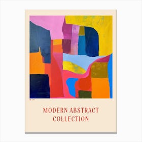Modern Abstract Collection Poster 4 Canvas Print