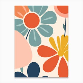 Floral Wallpaper Canvas Print