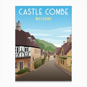 Castle Combe Village England Canvas Print