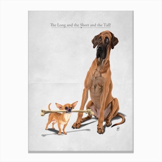 The Long and the Short and the Tall Canvas Print
