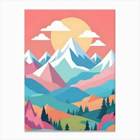 Mountain Landscape 7 Canvas Print