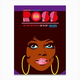 DIANA ROSS POSTER Canvas Print