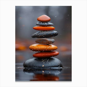 Zen Stones 4 Canvas Print