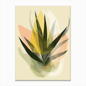 Air Plant Plant Minimalist Illustration 2 Canvas Print