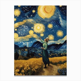 Starry Night 9 Canvas Print