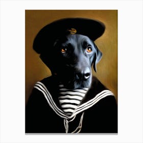 Loyal Lab Jip Pet Portraits Canvas Print