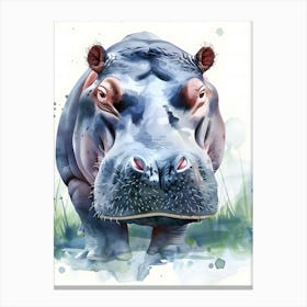 Hippo Canvas Print