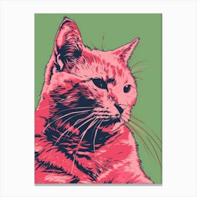 Cat Portrait 4 Canvas Print