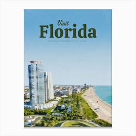 Visit Florida 1 Canvas Print