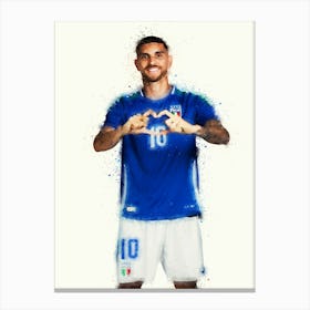 Lorenzo Pellegrini Canvas Print