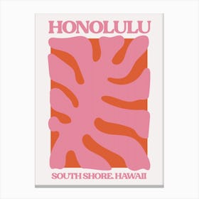 Pink Hawaii Canvas Print