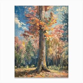 Tree In The Woods Canvas Print