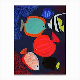 Tropical Fishes Canvas Print