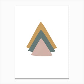 Triangles Canvas Print