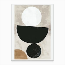 Lillehammer Stone Park Bauhaus Minimalist Canvas Print