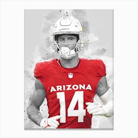 Michael Wilson Arizona Cardinals Canvas Print