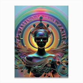 Modern, futuristic, "Spiritual Coolness" Canvas Print