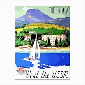 Crimea, Visit USSR Canvas Print