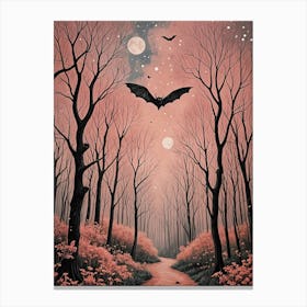 Bats In The Woods Canvas Print